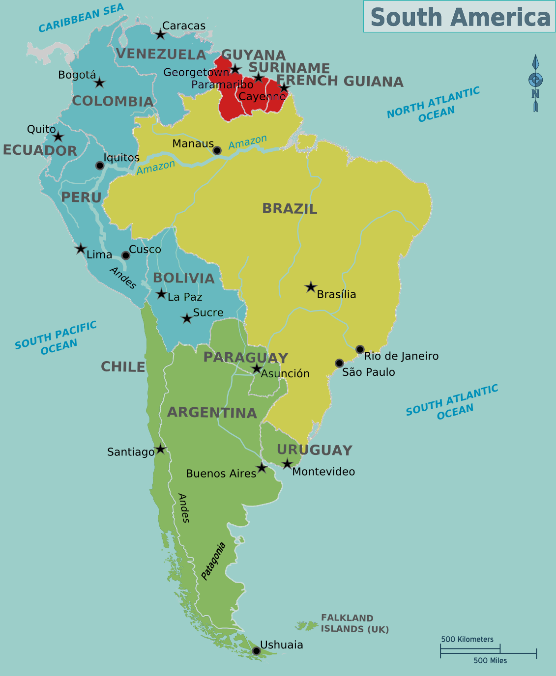 File:South America Color-coded Regions.png - Wikimedia Commons